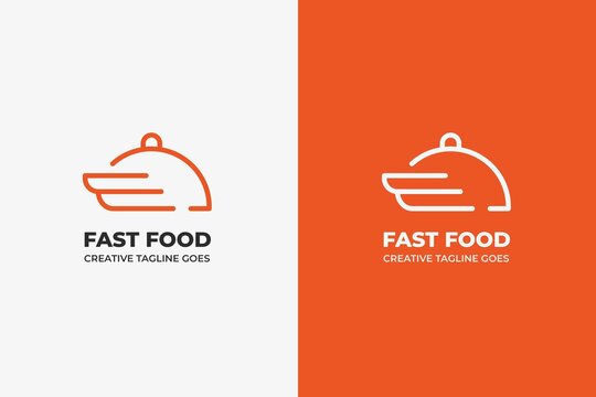 Fast Delivery Food Restaurant Business Logo
