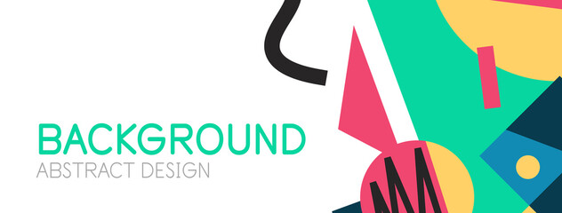 Abstract background with blocks, lines, geometric shapes. Techno or business concept for wallpaper, banner, background, landing page