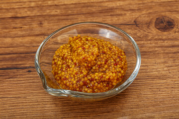 Dijon mustard sauce with seeds
