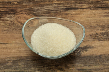Fototapeta na wymiar White sugar in the bowl