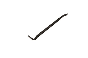 New black crowbar on white background