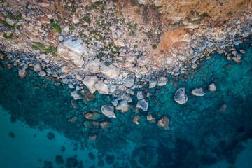 Aerial Shots of Golden Sands, Malta
