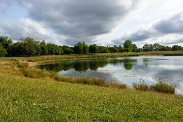 landscape with lake