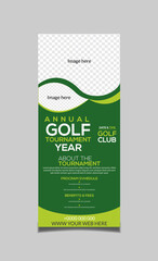 Golf Tournament Promotion Roll-up Banner