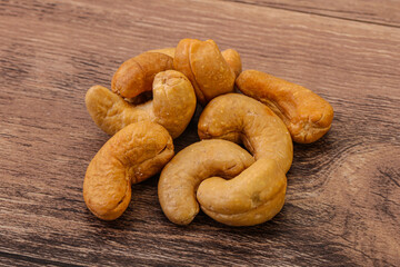 Natural organic Cashew nut heap