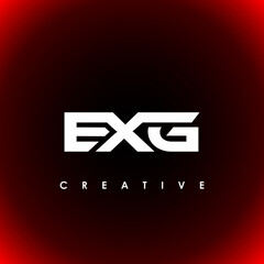 EXG Letter Initial Logo Design Template Vector Illustration