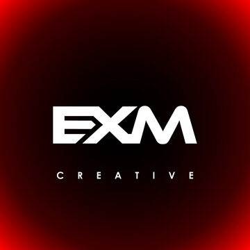 EXM Letter Initial Logo Design Template Vector Illustration
