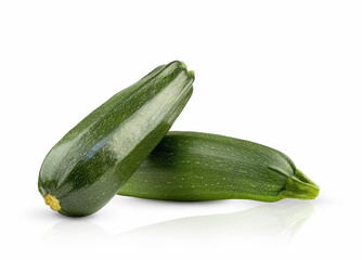 Zucchini. Zucchini isolated on white background with shadow. Fresh food. Vegetarianism concept.