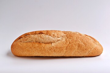 bread isolated on white background