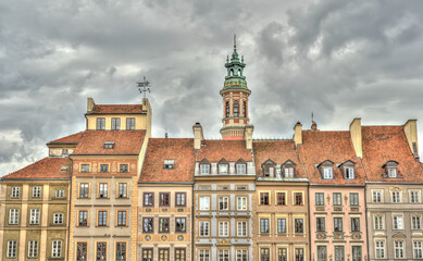 Fototapeta na wymiar Warsaw Old Town, Poland