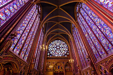 Fototapeta na wymiar Kathedrale Sainte-Chapelle in Paris, Frankreich