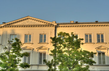 Fototapeta na wymiar Warsaw Old Town, HDR Image