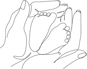 The first days of a newborn's life