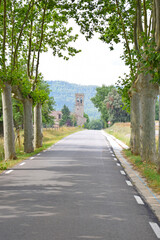 Santa Maria de Marles pueblo rural, Cataluña España
