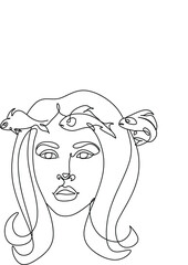 Zodiac signs line art
