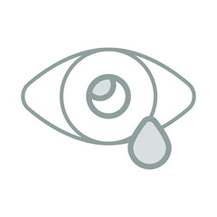 Eye Healthcare Medical, vector graphic Illustration Icon.