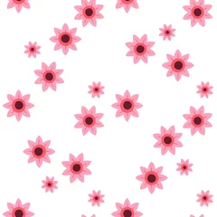Foto op Plexiglas Bloemen Bloemen patroon
