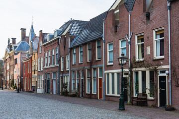 Fototapeta premium オランダ ライデンの街並み