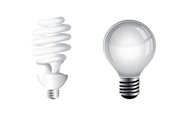 Glowing light bulb in idea, innovation and inspiration concept