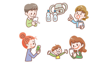 防災の連絡はスマホで