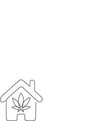 Botanical plants line art