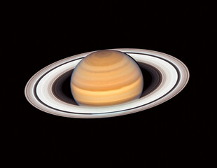 Saturn Portrait on the black © Yevgen Belich