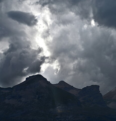 Orage, nuage, Montagne