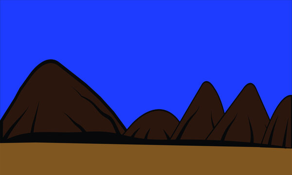 Mountains with some cark