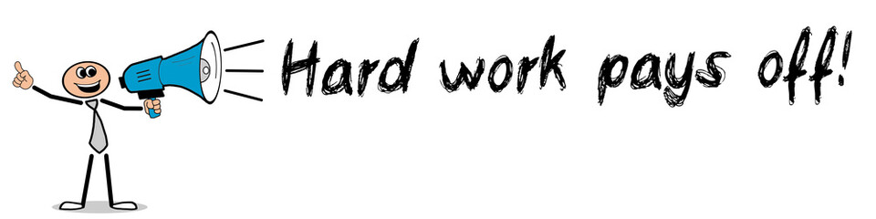 Hard work pays off! 