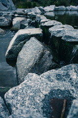 rocks in the water