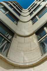 Shell Haus in Berlin, Germany - modern bauhaus inspired building designed by architect Emil...