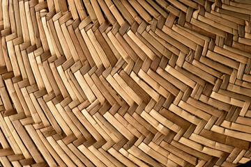 Textura de palha tran&ccedil;ada no formato oval