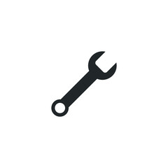 wrench tool isolated vector icon