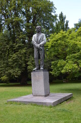 Obraz premium monument to composer dvorzhak