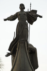 Monument to the founders of Kiev on the Dnieper in Kiev. Sister Libid.