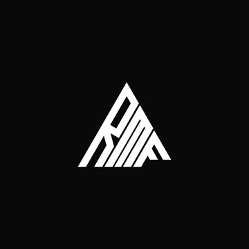 RMF letter logo creative design. RMF unique design
