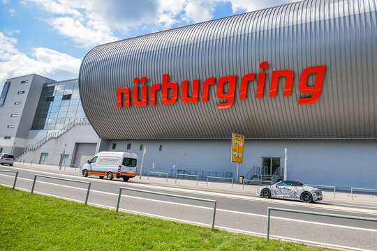 Nurburg, Germany - August 20, 2015. Road to Nurburgring. 