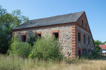 Fototapeta na wymiar Water mill of the early 20th century, Matkovtsi