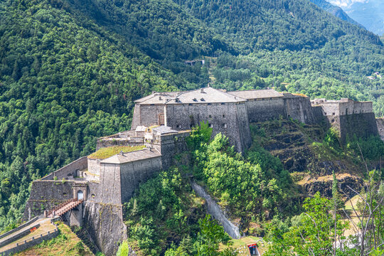 The Exilles Fort is a fortified complex in the Susa Valley, Metropolitan City of Turin, Piedmont, northern Italy