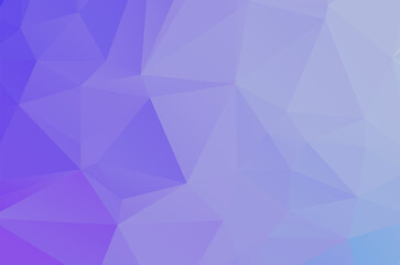 Colorful purple vivid polygonal triangular background pattern
