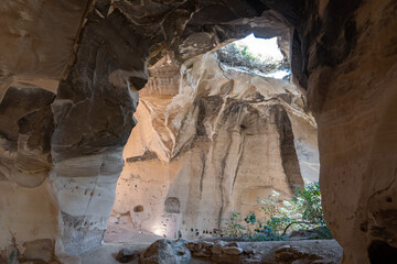 ancient chalk caves in beit guvrin park