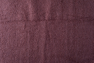 brown towel texture close-up, top view, wallpaper