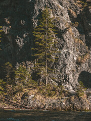 Rocky mountain slope in the national park - Tatra National Park