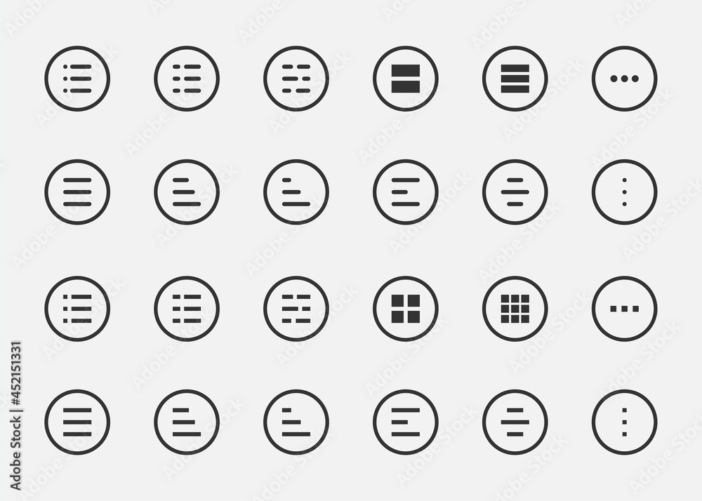 Poster application burger lines menu symbol. line icon button navigation, web element app. ui interface des