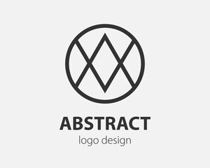 Abstract logo design.Vector logo template.
