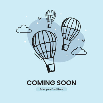 Website coming soon landing page template