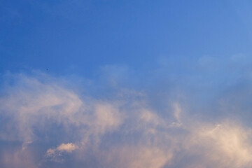 blue sky background with clouds