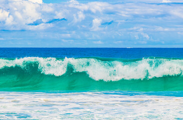 Strong waves Praia Lopes Mendes beach Ilha Grande island Brazil.