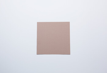 Blank letterhead on colored background. Blank sheet of paper for business and advertising. Blank form, mockup
