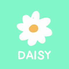 hand drawn daisy, daisy illustration